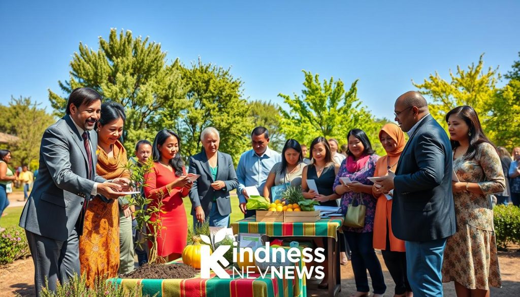 Sustainable Kindness community supporting green practices together