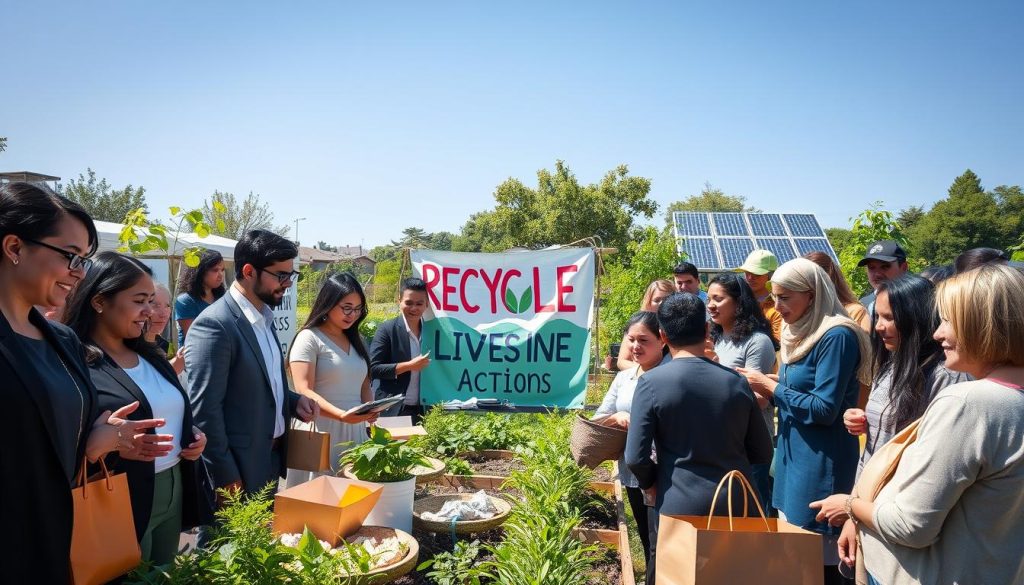 community environmental action for sustainable living