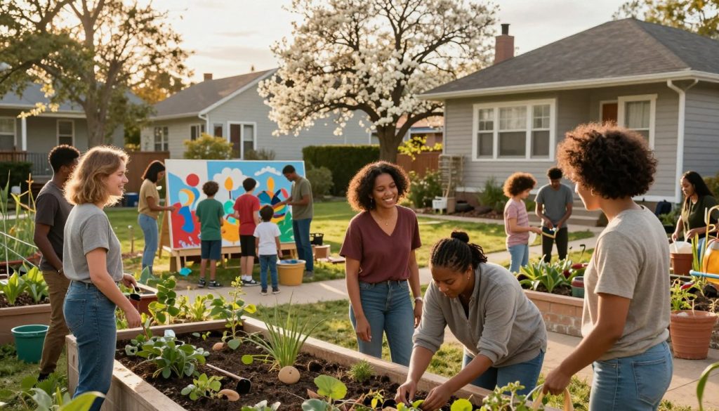 community support and giving yourself grace in neighborhoods