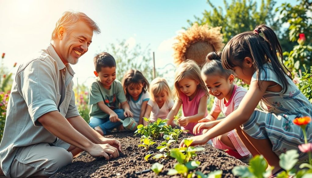 cultivate generosity in children through modeling and example