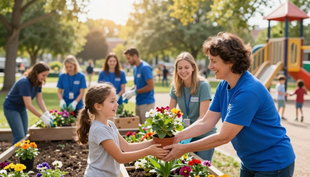 community volunteering and volunteer opportunities in local areas